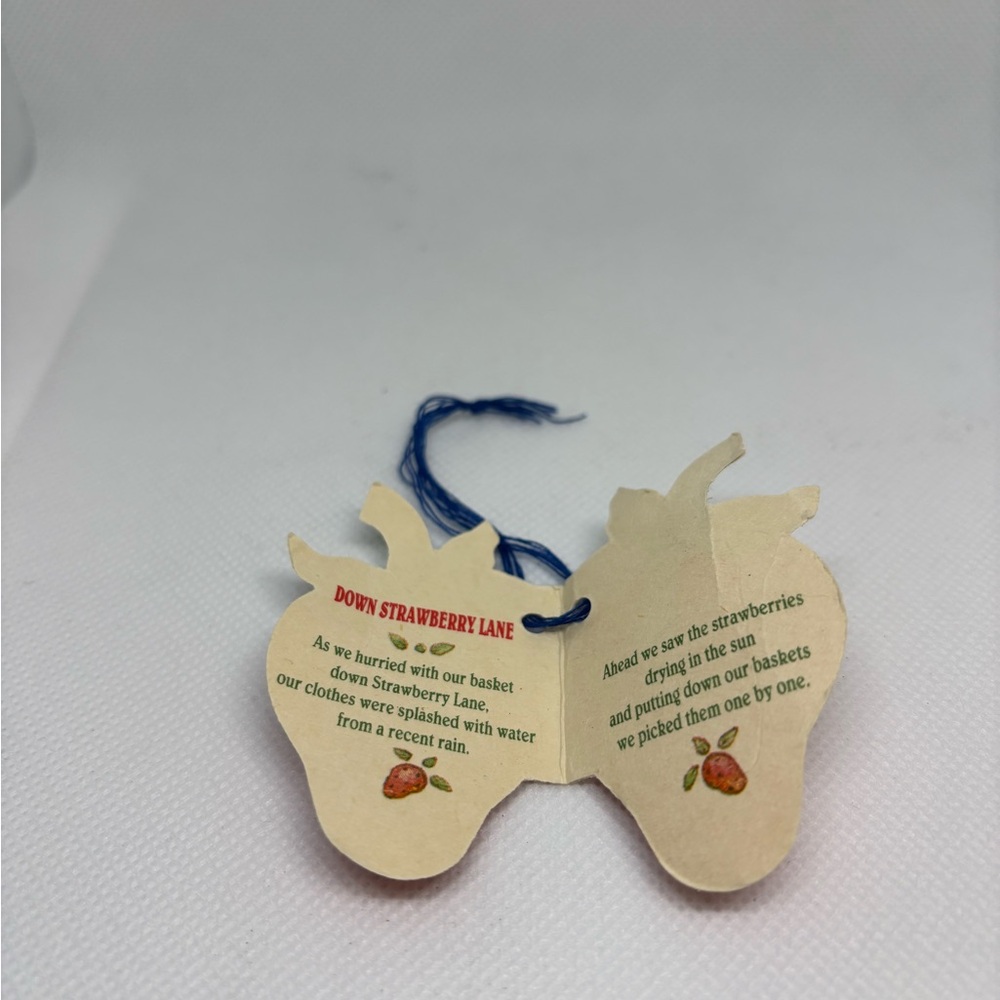 Strawberry Shaped Gift Tags